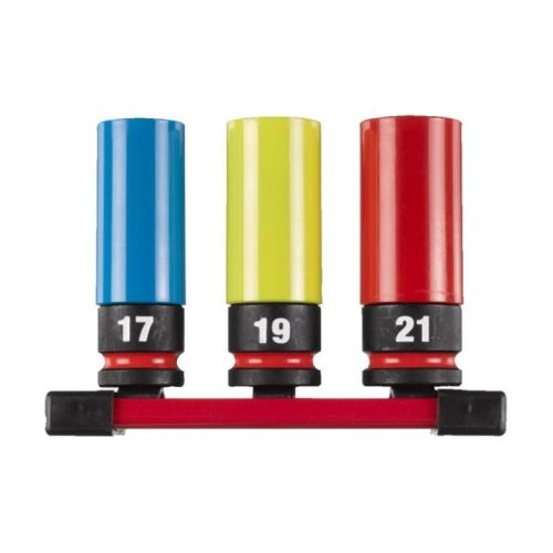 1/2" Dugókulcs készlet könnyűfém felnikhez 3 részes (17mm, 19mm, 21mm) 1 db